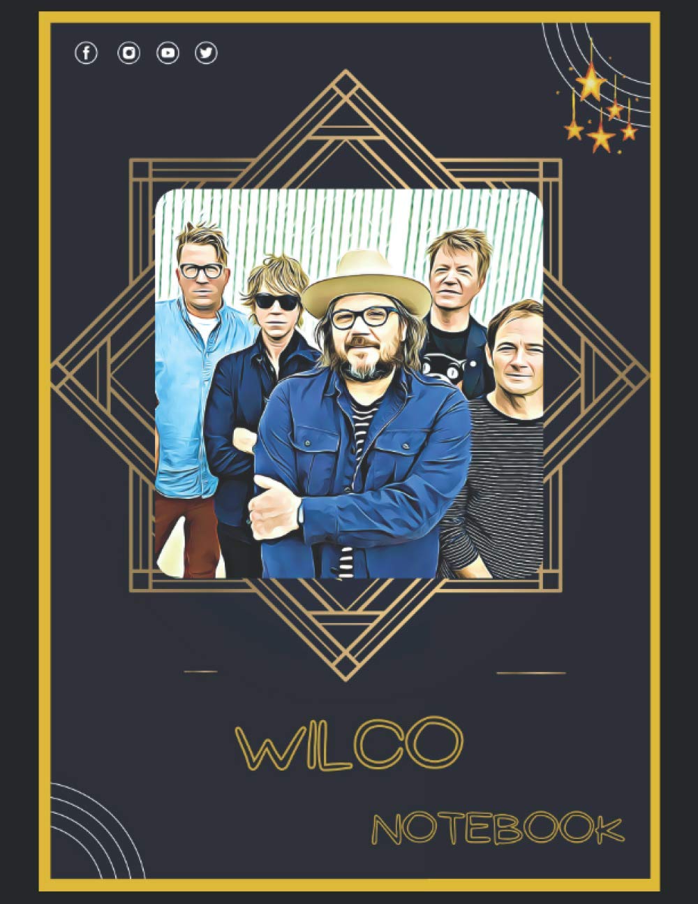 Wilco Notebook: A Large Notebook/Composition/Journal Book with Over 120 College Lined Pages - Great Gift for a Close Friend or a Family