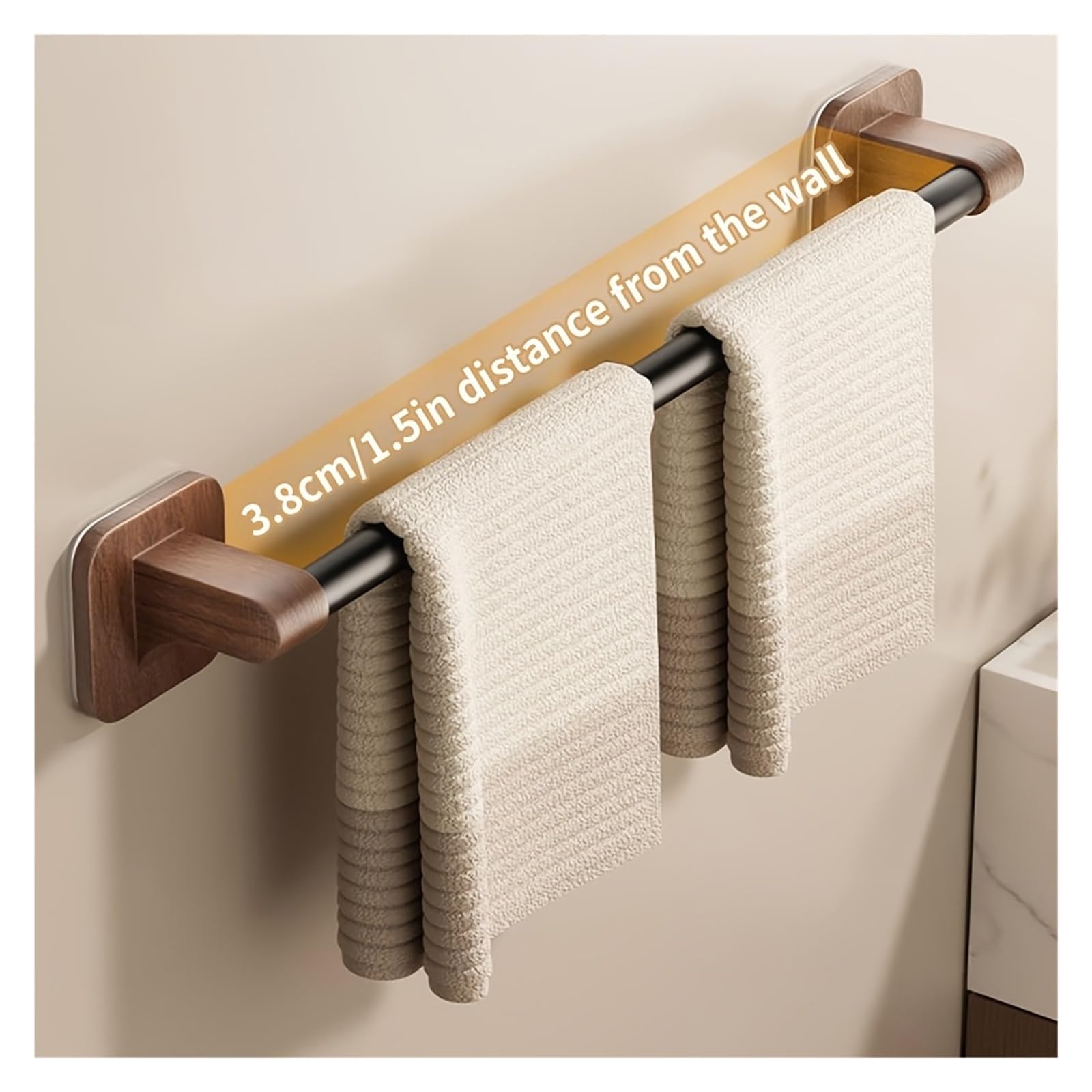 Toallero de Varilla única for baño
