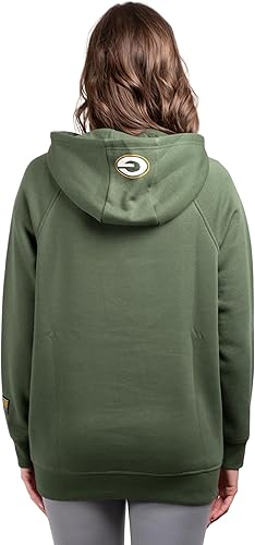 Miniatura 9 de Ultra Game NFL - Sudadera con capucha para mujer, súper suave, con cuello de lazo