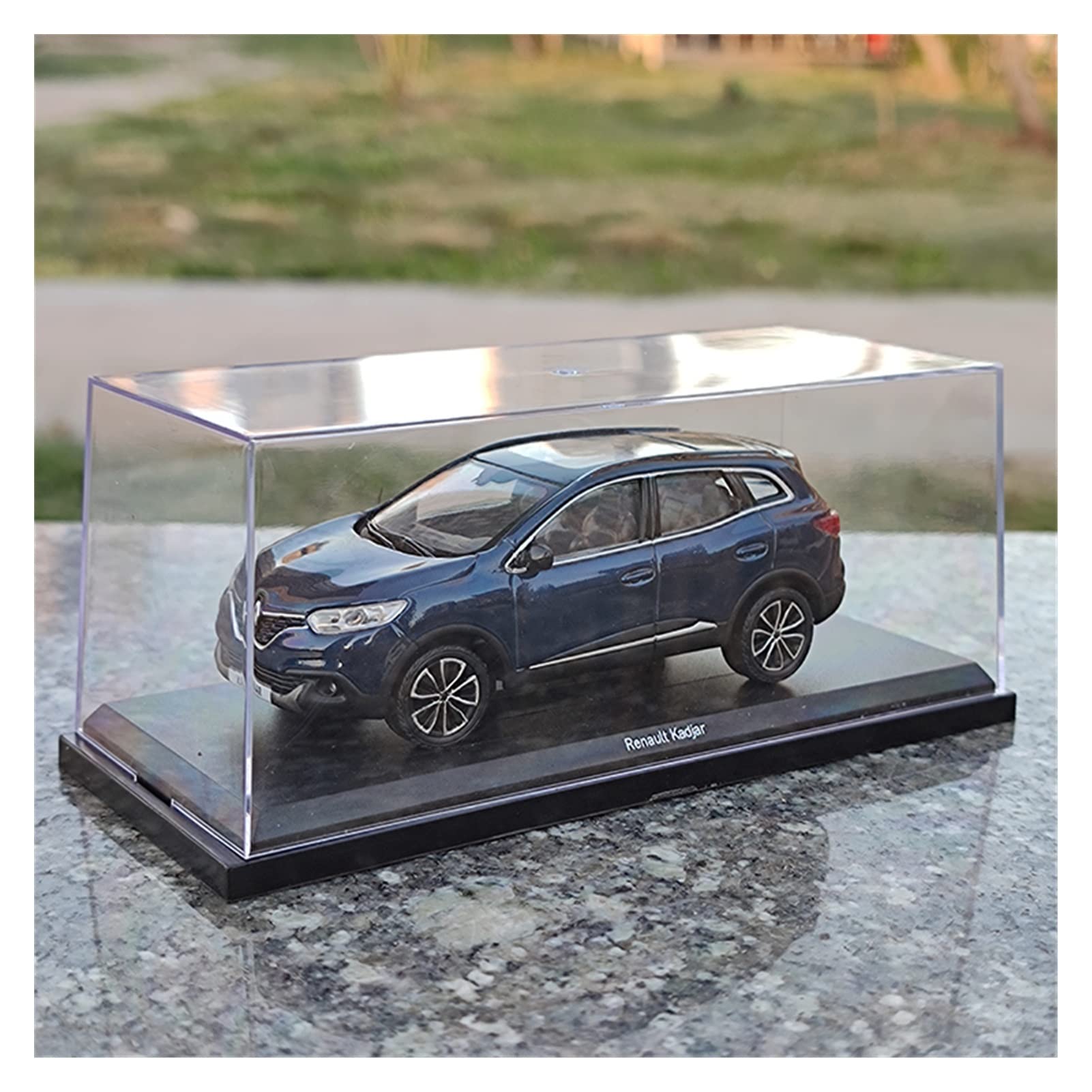 Nalora Blue Scale Finished Model Car 1:43 For Renault Kadjar Suv Simulation Diecast Metal Off-Road Car Model Collection Souvenir Ornaments Miniature Replica Car (Color : )