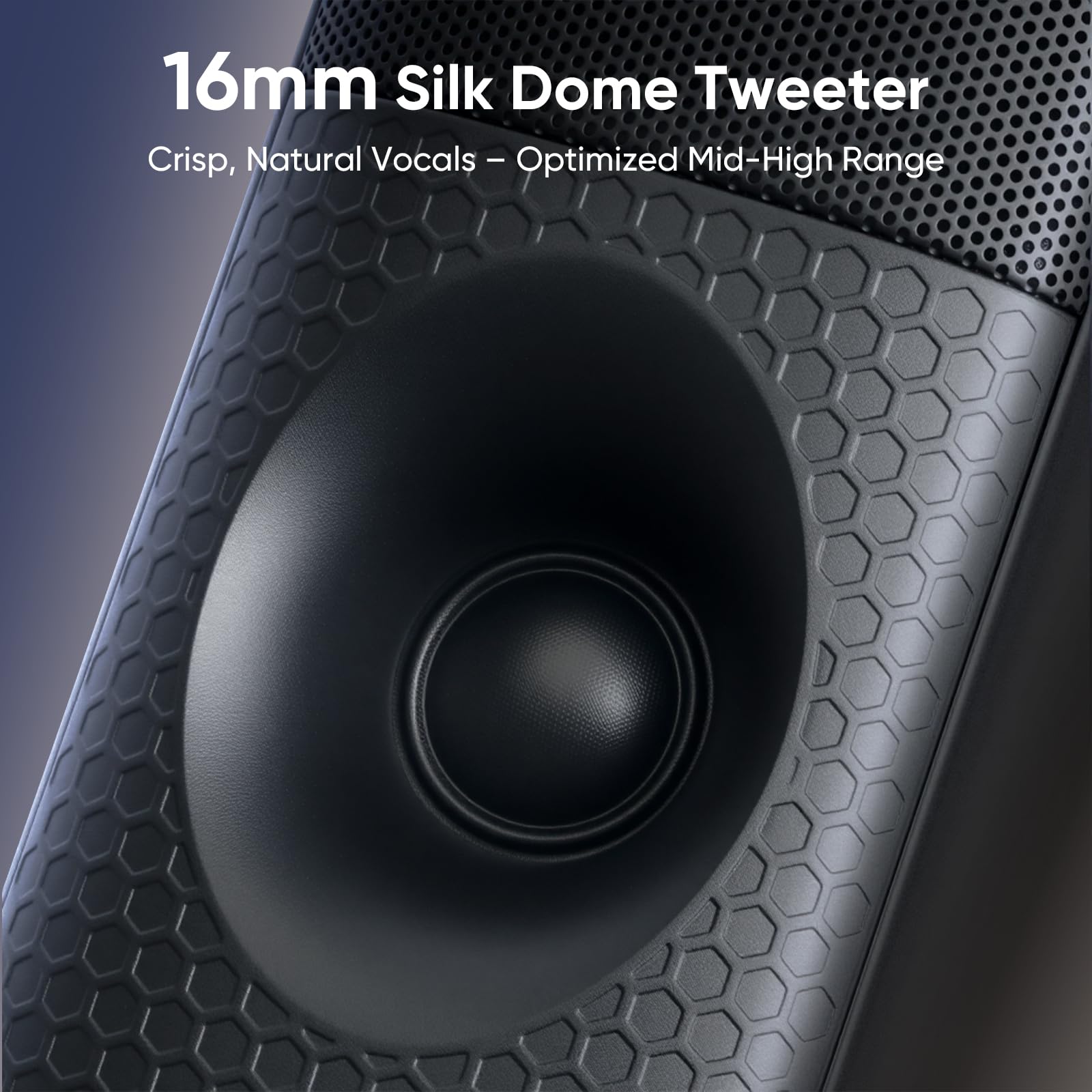 Saiyin Soundbar mit verstärktem Bass – Doppelte größere Tieftöner & doppelte Bass-Ports, Soundbar für Smart-TV mit 90W Spitzenleistung, 17,1-Zoll-Soundbar mit Bluetooth 5.3/TV-ARC/Optical/AUX-Eingang
