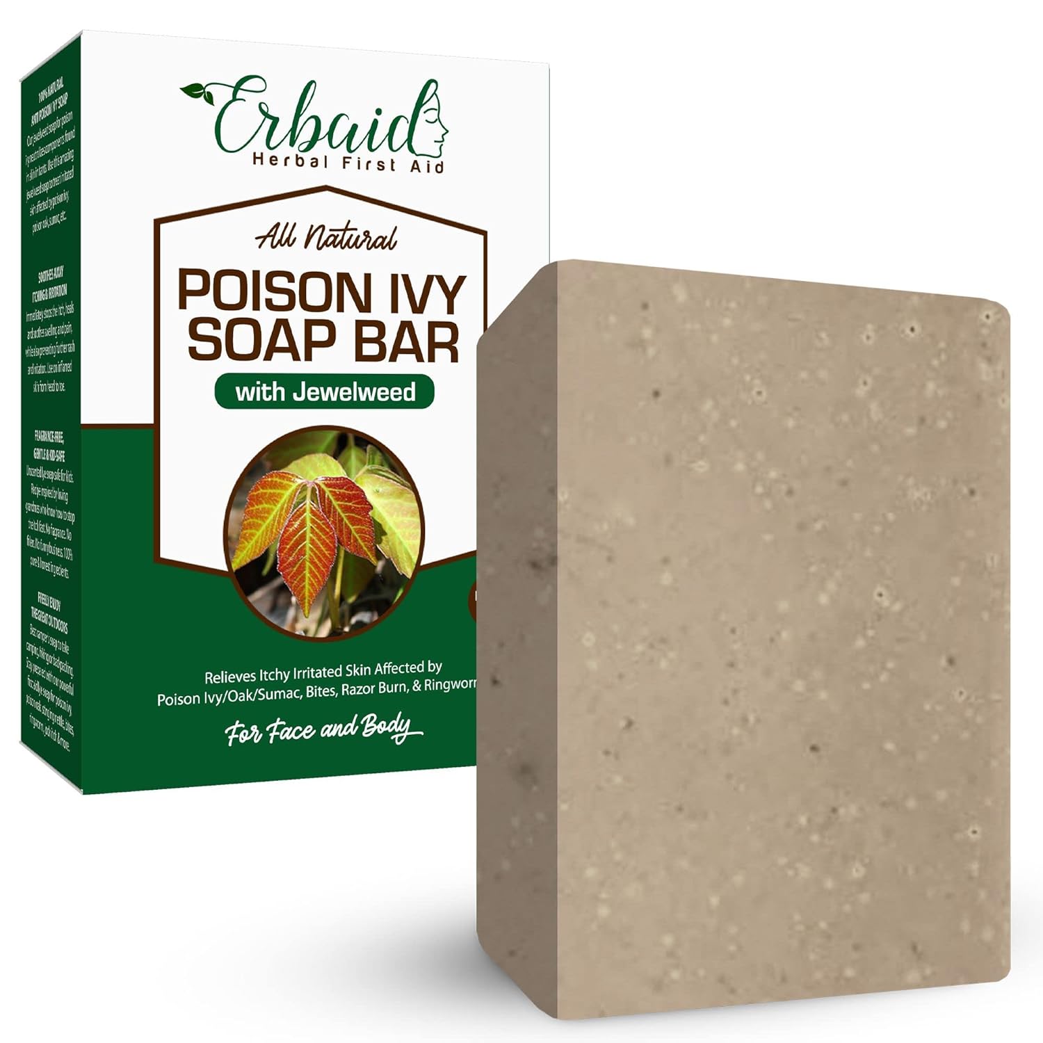 Erbaid Poison Ivy Soap Bar All Natural Poison Ivy