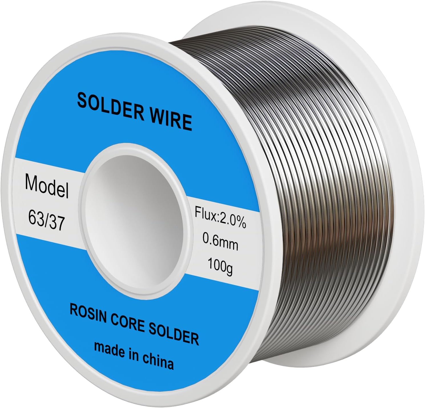 63/37 Tin Lead Rosin Core Solder Wire Ideal for Circuit Boards & Electrical Repairs