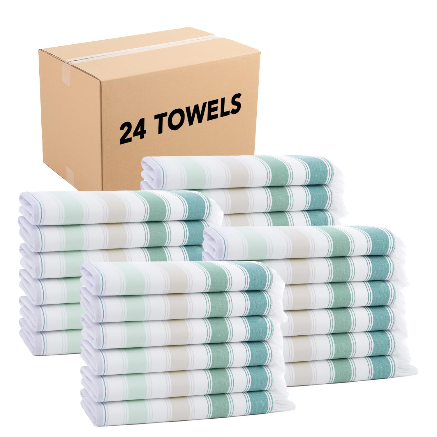 Arkwright Sand Free Beach Towel Pack Of 5 - Oversized 35x75 Inch Turkish Cotton, Quick Dry & Lightweight For Pool, Beach, Travel - View #3