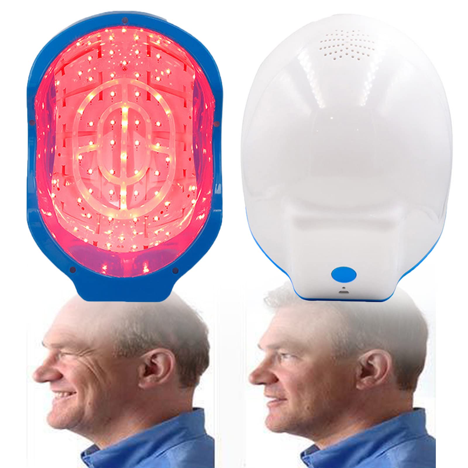 Crescita dei Capelli Laser,Trattamento per La Crescita dei Capelli Diradamento dei Capelli,Strumento per Casco per La Crescita dei Capelli Protettore per La Crescita dei Capelli