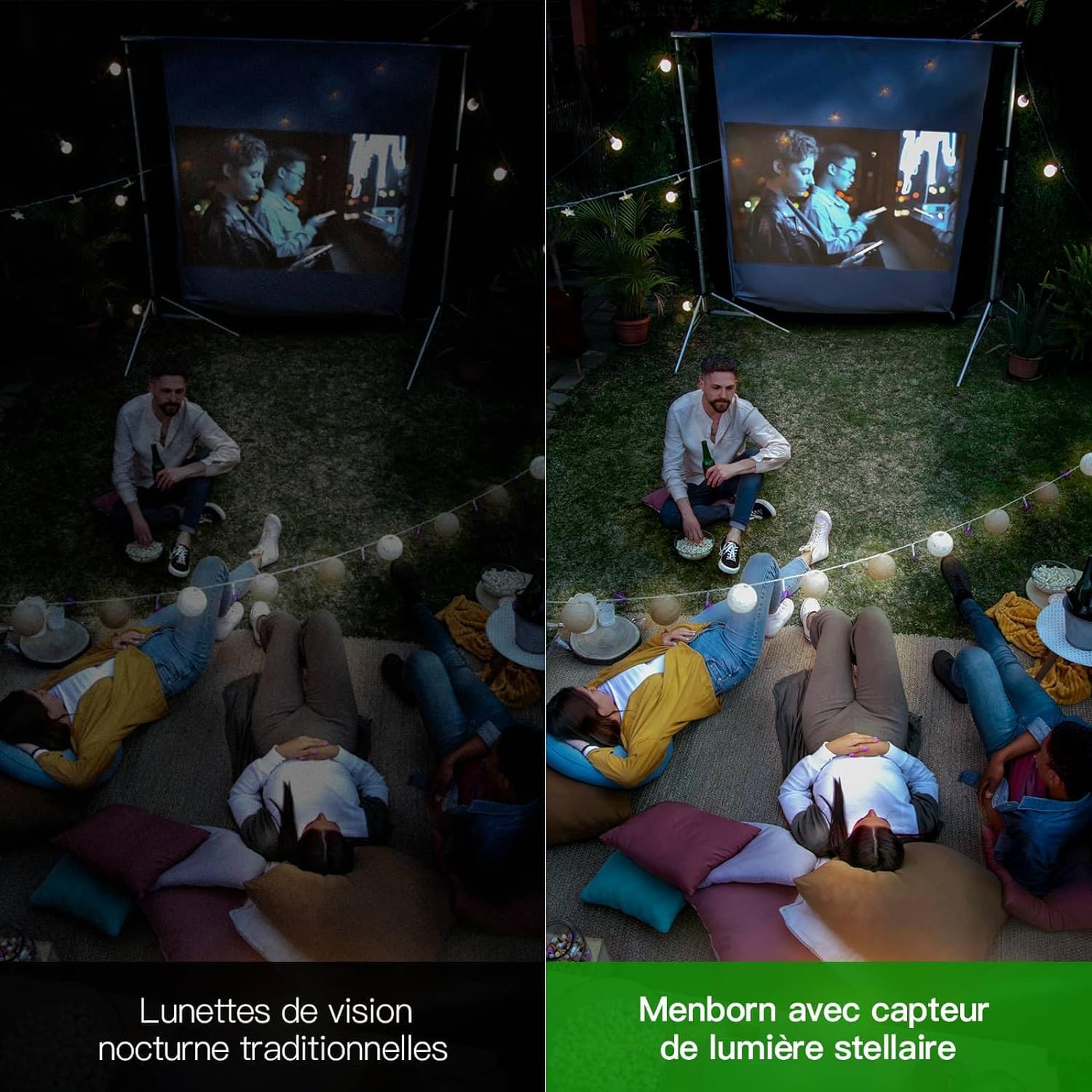 Caméra Surveillance Extérieur WiFi 6 2,5K 2,4/5GHz Caméra Extérieure 360° | Caméra de surveillance avec projecteur, vision nocturne couleur, suivi automatique, audio bidirectionnel et compatible Alexa
