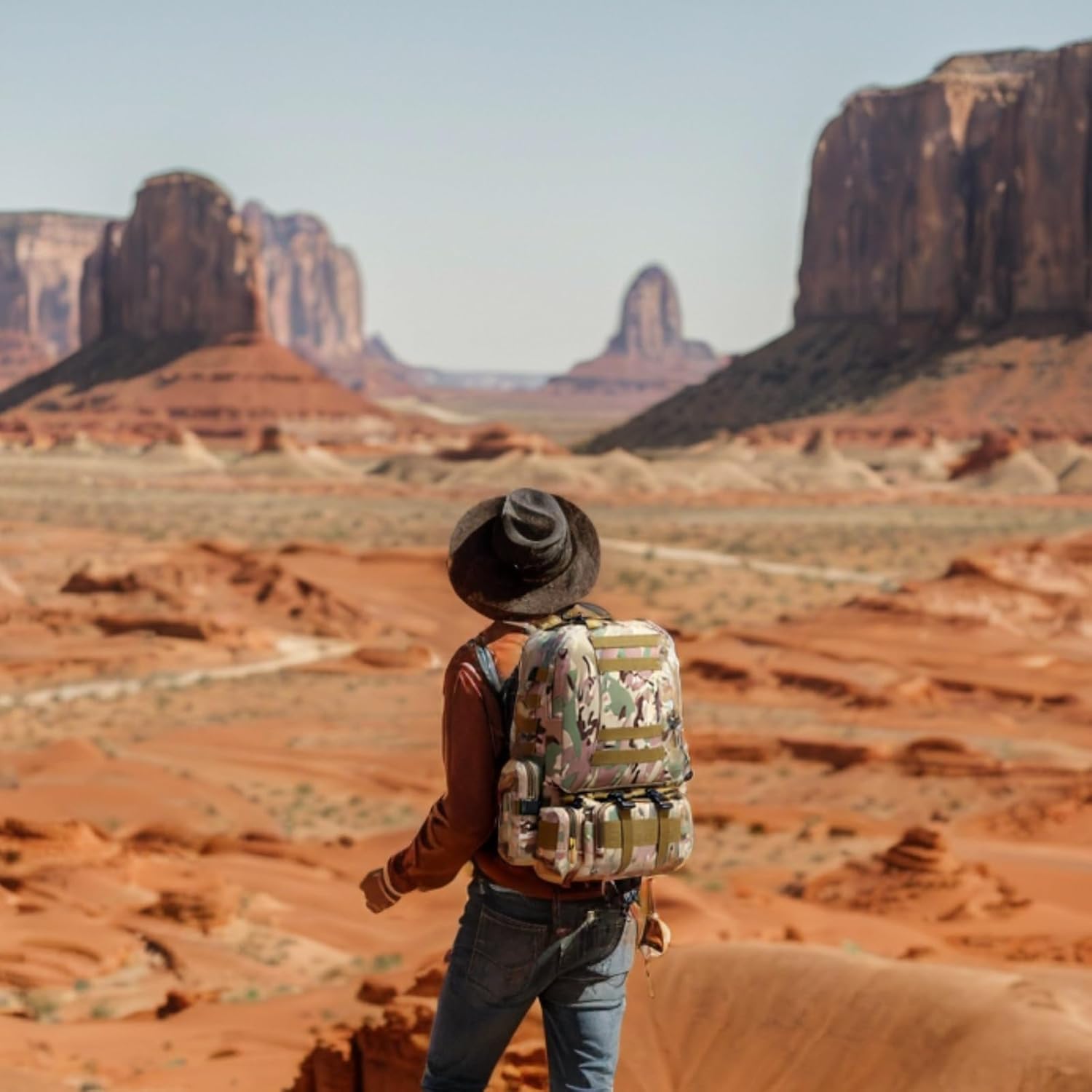 Military Tactical Backpack for Men 60L Waterproof Bug Out Bag Survival Rucksack Go Bag Emergency Molle System Army 3 Day Assault Pack for Hiking Hunting Camping CP - Image 4