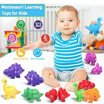 Amazon | 数字マッチングゲーム 10ピース、123カウントファイン