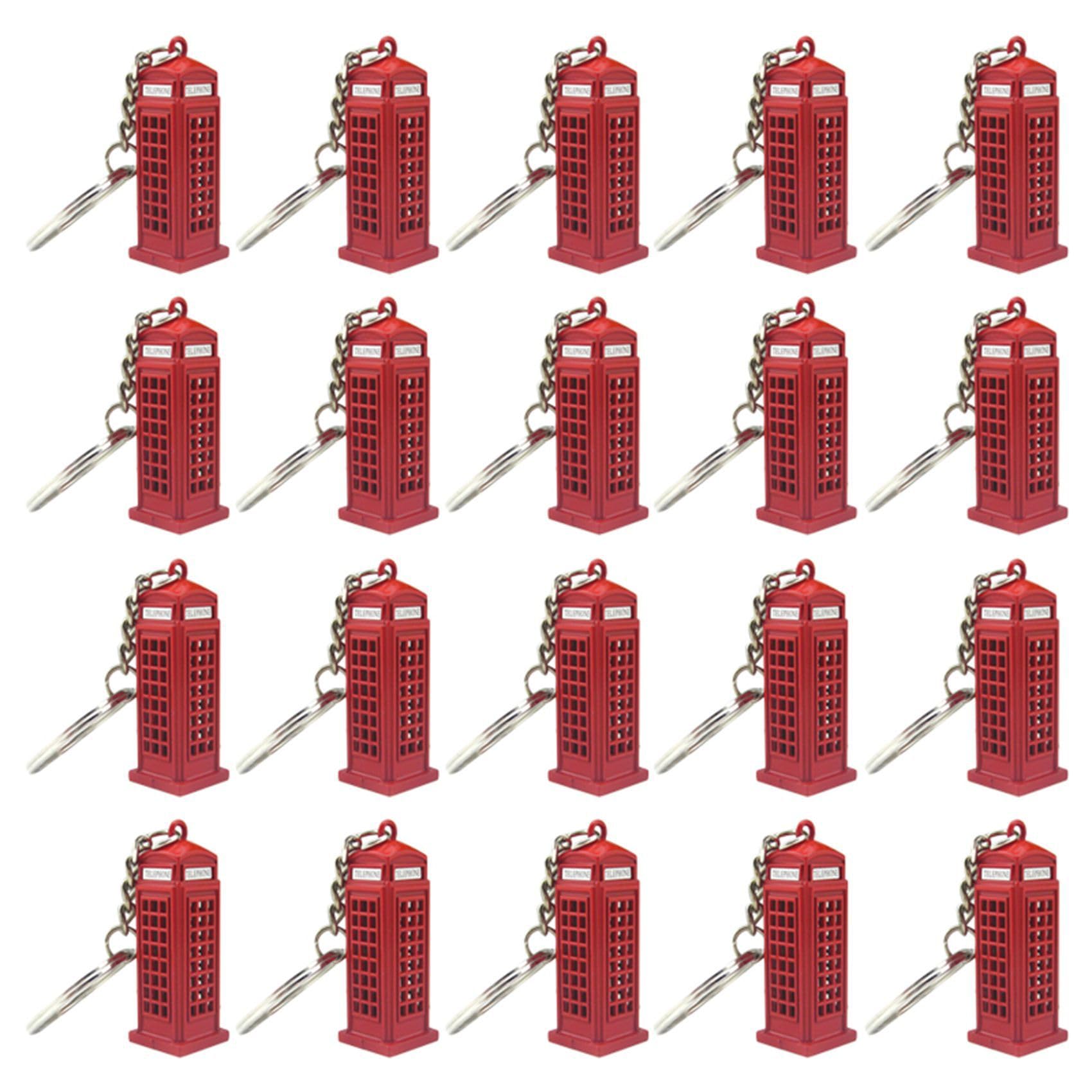 Porte-clés cabine téléphonique de Londres pour vos clés de voiture vintage