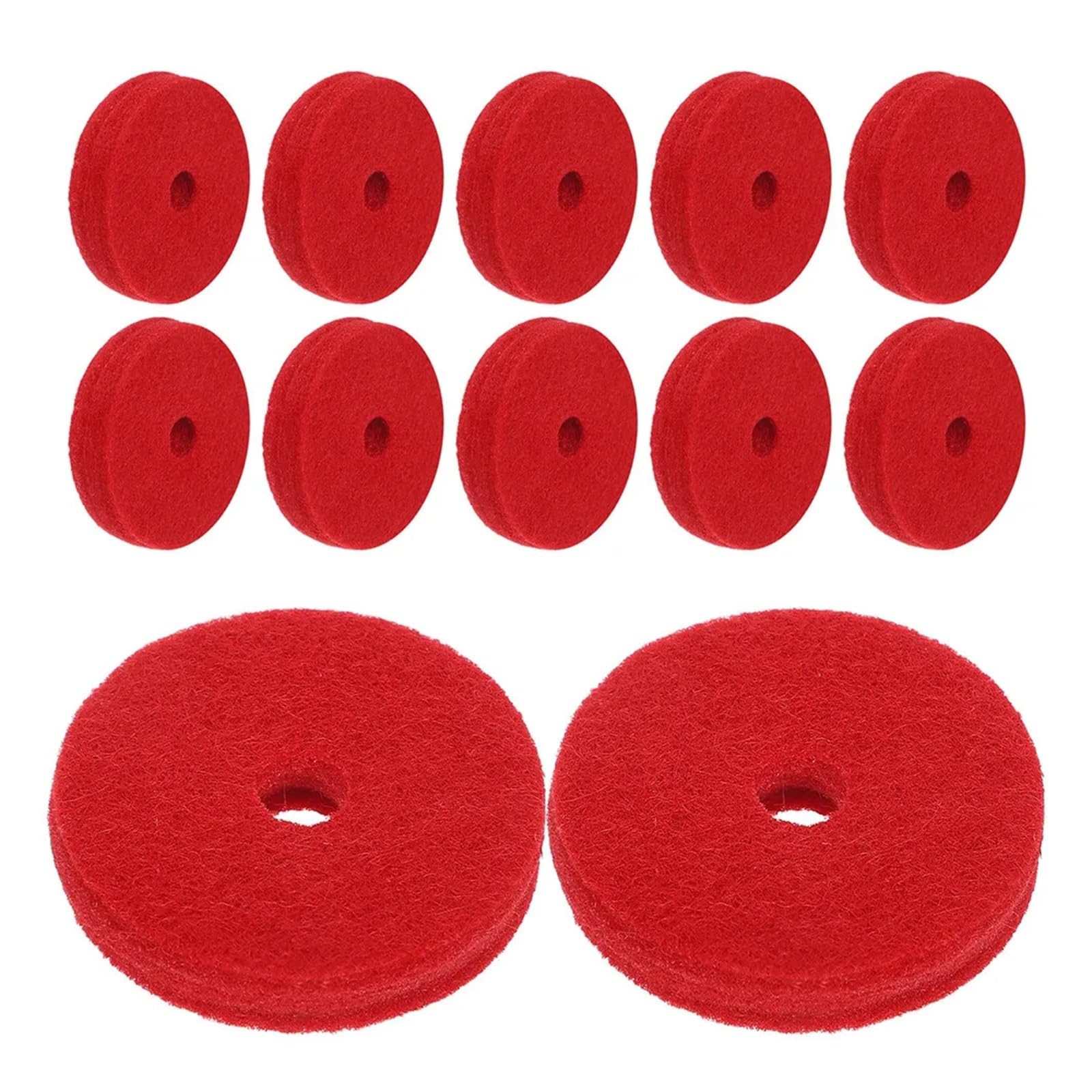 24 Stück 8 Mm Dicke Becken-Filzpads Zur Geräuschreduzierung