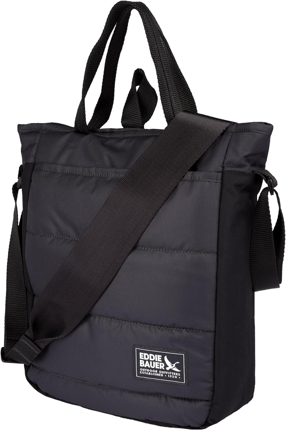Eddie Bauer Ripstop Nylon Puffer Day Tote Bag, Everyday Carry Tote, Travel, Vacation
