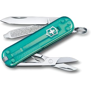Victorinox Swiss Army Knife Small Classic SD Multitool Swiss Army Knife Gift 7 Functions Blade Nail File