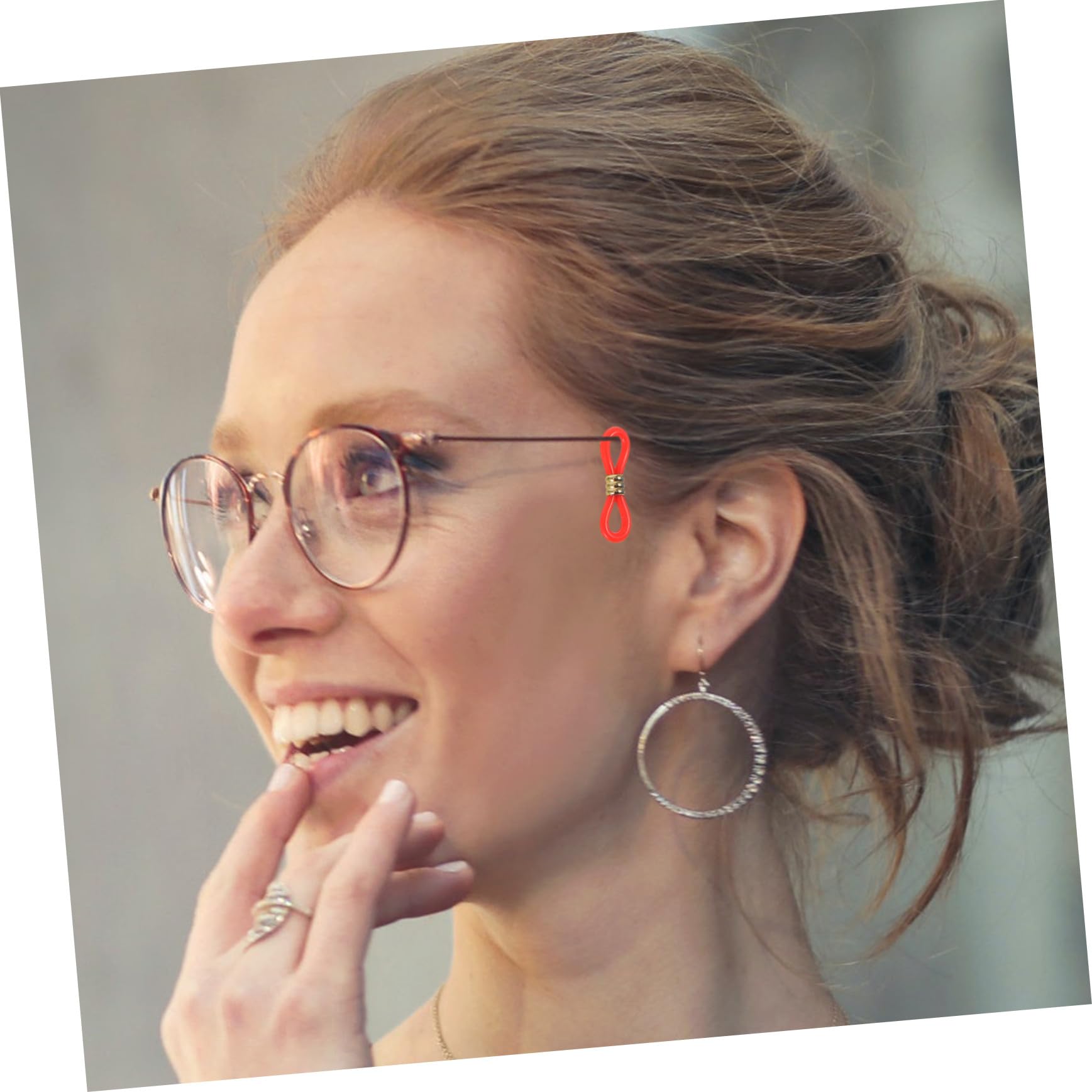 Toyvian 60 pièces Embouts de Chaîne Lunettes Silicone Antidérapants Réglables pour Soleil Connecteurs Pratiques et Durables pour Sport et Usage Quotidien