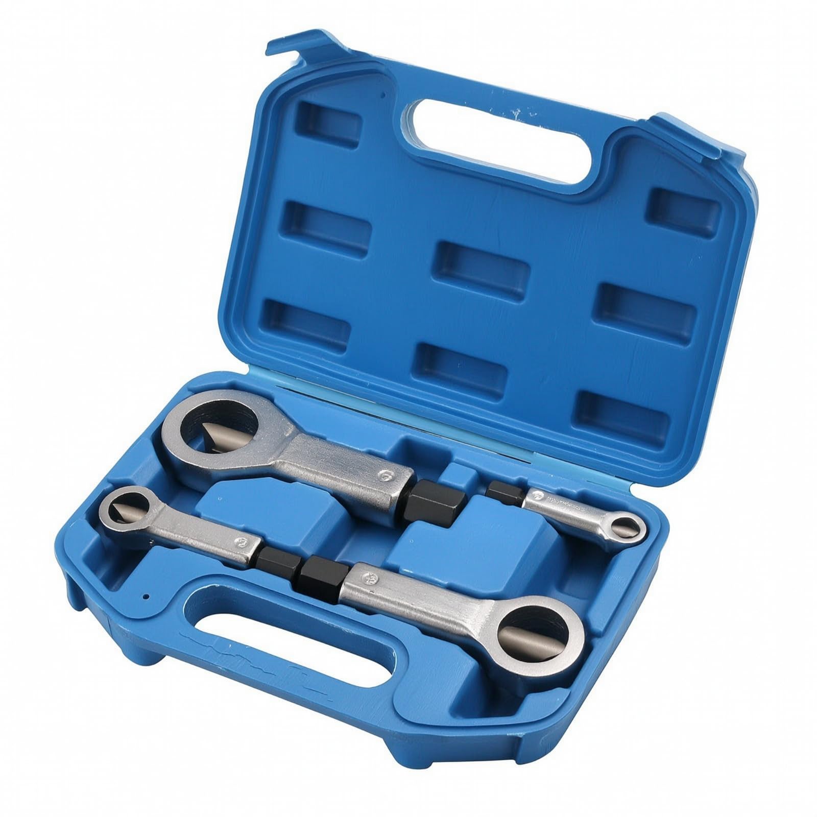 Qianly 4 Pezzi Do Per Di 9 mm a 27 Mm, Set Spacci con Valigetta, 4 Misure Differenti, Kit Spacci in Lega, Officina, Scatola