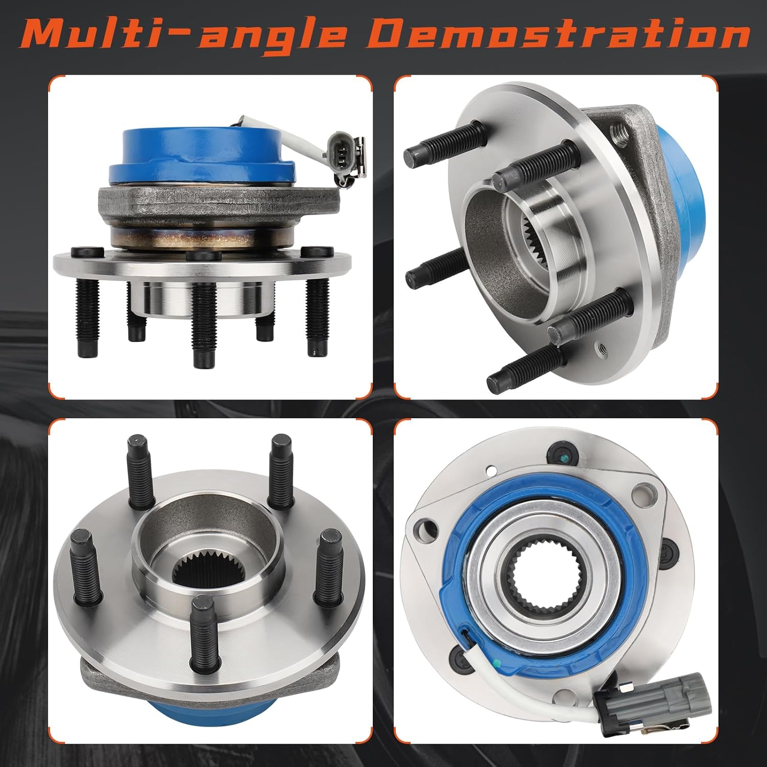 DRIVESTAR 512223x2 (Pair) Rear Wheel Hubs & Bearing Assembly fit for Cadillac CTS STS 2WD ONLY ABS