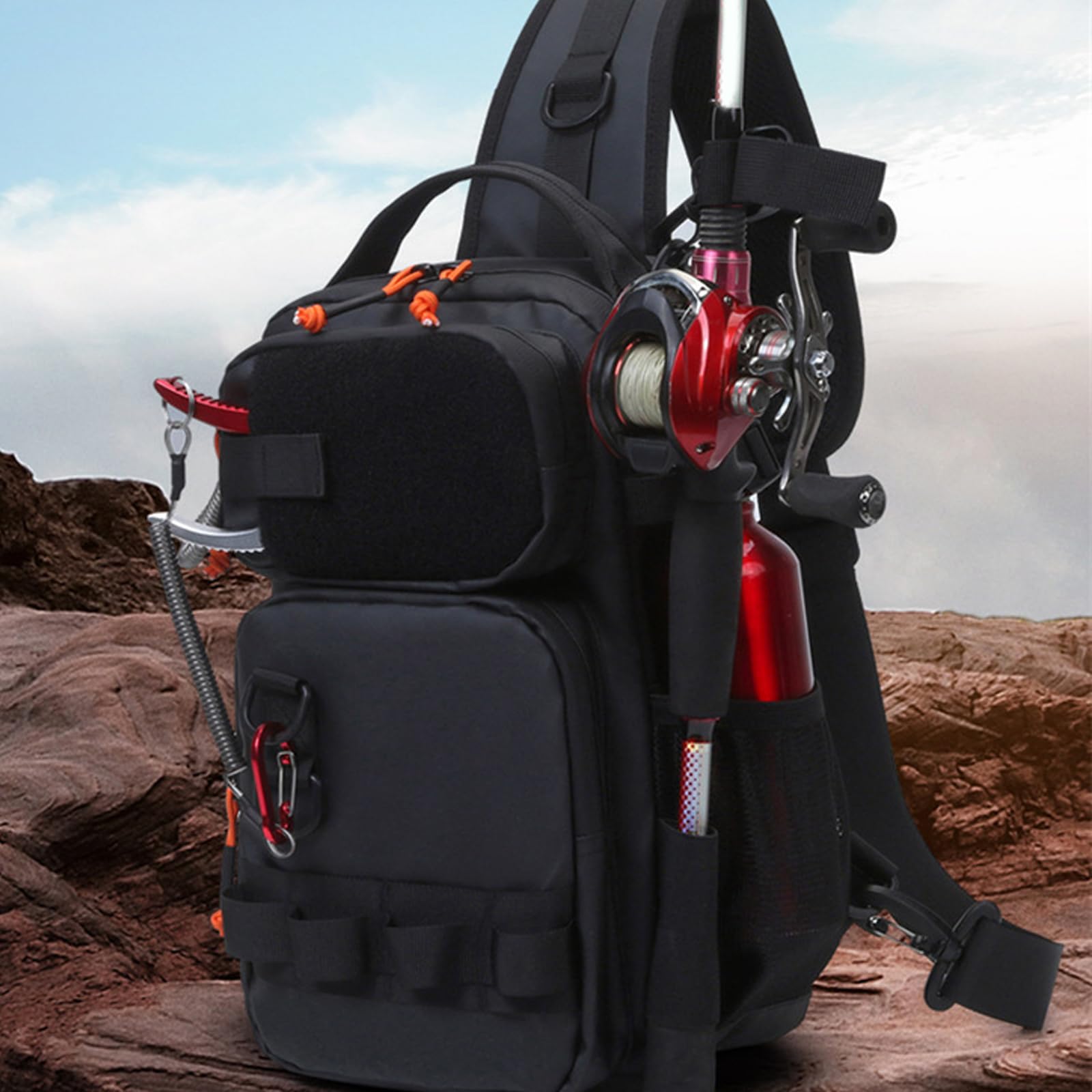 Sac à dos à outils au design intelligent, organiseur en toile solide avec coutures renforcées et sangle isolante, porte-outils pour la construction