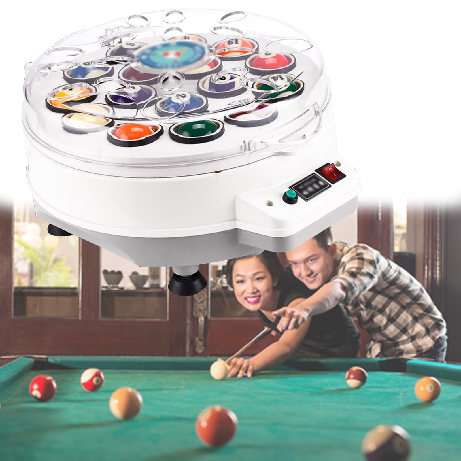 Prize Pool Machine Pool Ball Cleaner Machine Automatic – Electric Billiard Ball Polisher ...
