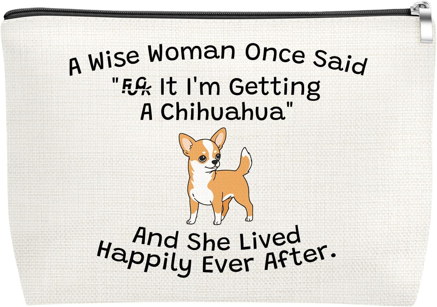 Mxrymvu Chihuahua Gift for Women Makeup Bag Chihuahua Lover Gift Chihuahua Dog Puppy Gifts for Animal Lover Cosmetic Bag Dog Lovers Gifts for Birthday Mothers Day Christmas Valentine's Day