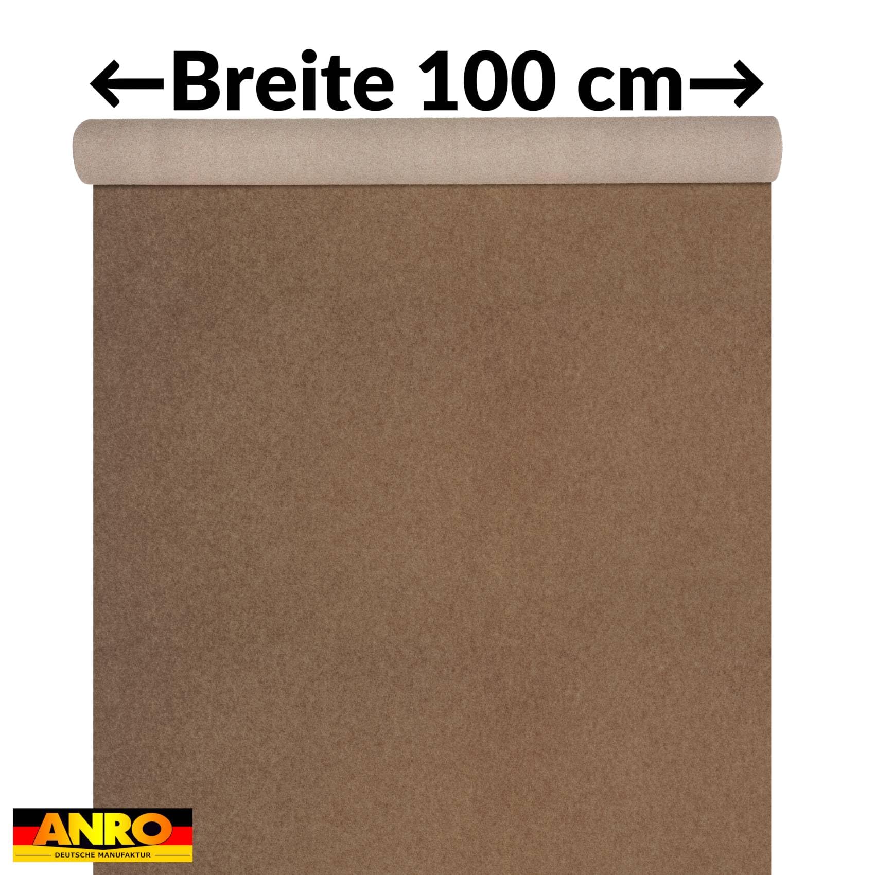 Messeteppich Event Teppich Teppich Läufer Meterware Hochzeitsteppich Empfangsteppich VIP Alex Läufer Flur 1000 x 100 cm Beige
