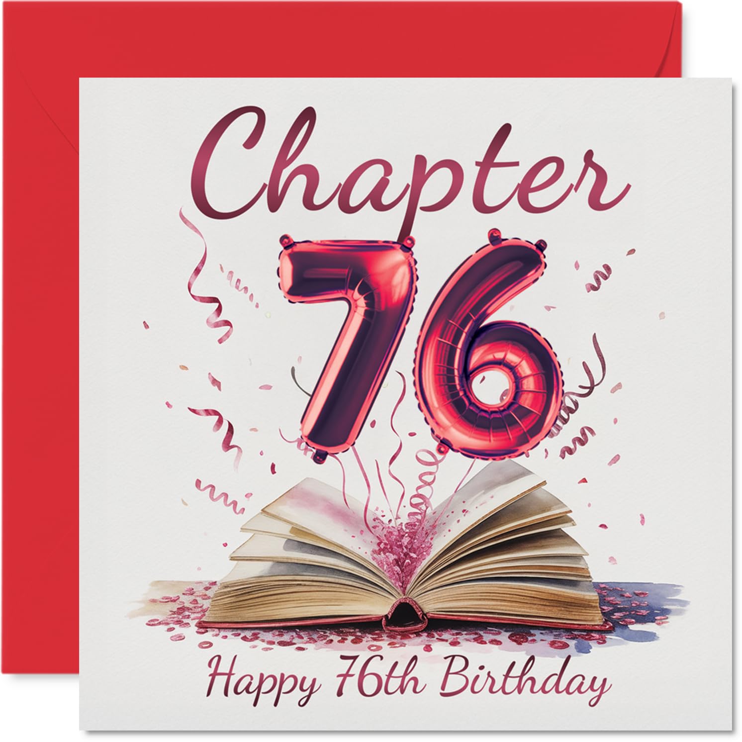 76th Birthday Cards for Women and Men, Start of Another Chapter