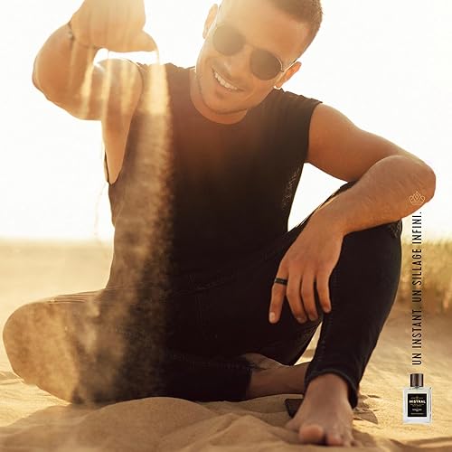 Miniatura 6 de Mistral Colonia para hombre - Eau de Parfum de piedra arenisca  Aroma masculino terroso y picante con limón, pachulí y flor de naranja  Perfume sin