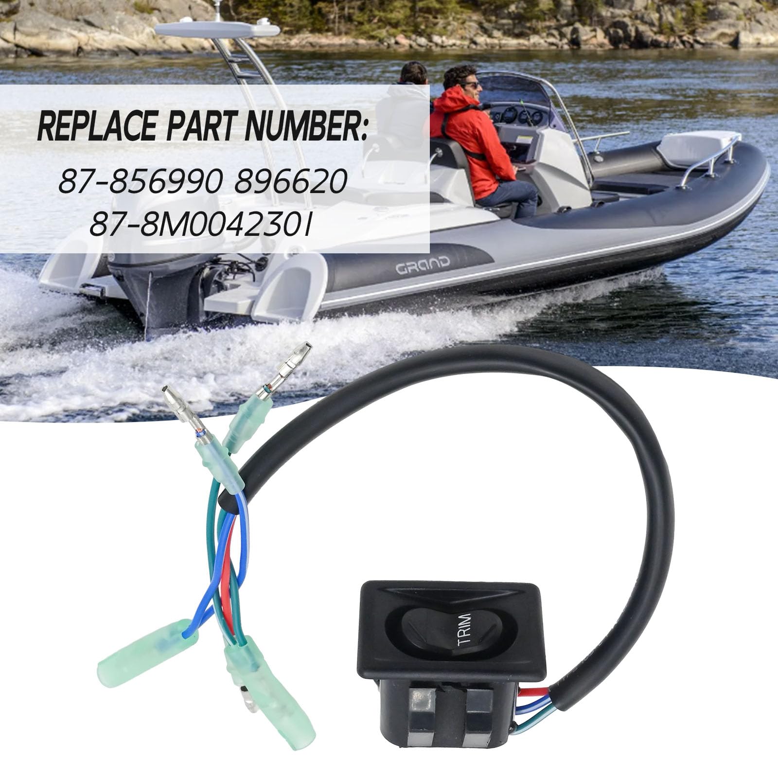 Amazon.com: 87-856990 896620 87-8M0042301 Trim Tilt Switch  