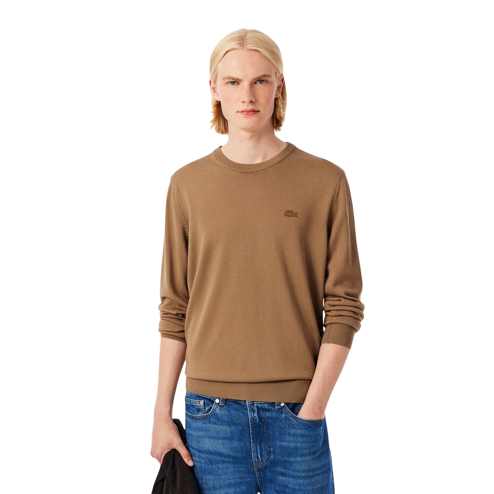lacoste Merino Wool Crew Neck Sweater-picture-28