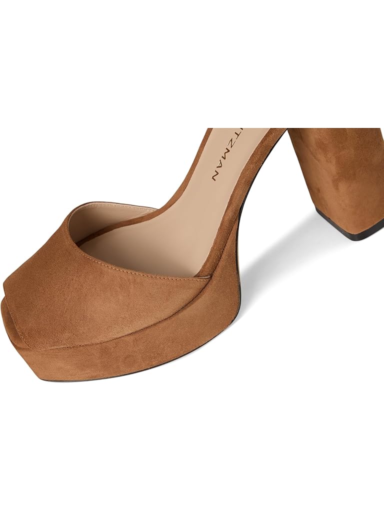 Gold Stuart Weitzman Sabrina Platform Sandals