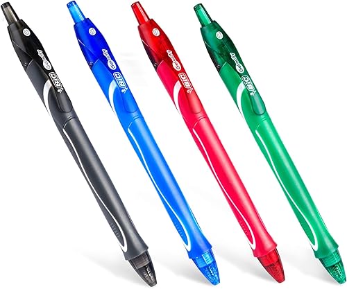 Vista 45 de BIC Cristal Xtra Smooth, pluma con bolígrafo mediano (1.0mm), caja de conteo 24, negro, 12 unidades, Negro