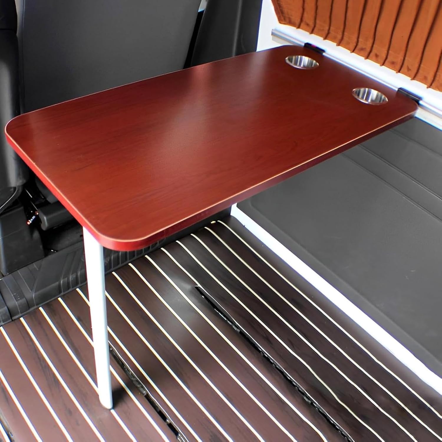 Wall Mounted Folding Table with Adjustable Steel Brackets for RV Home Office Bedroom or Kitchen