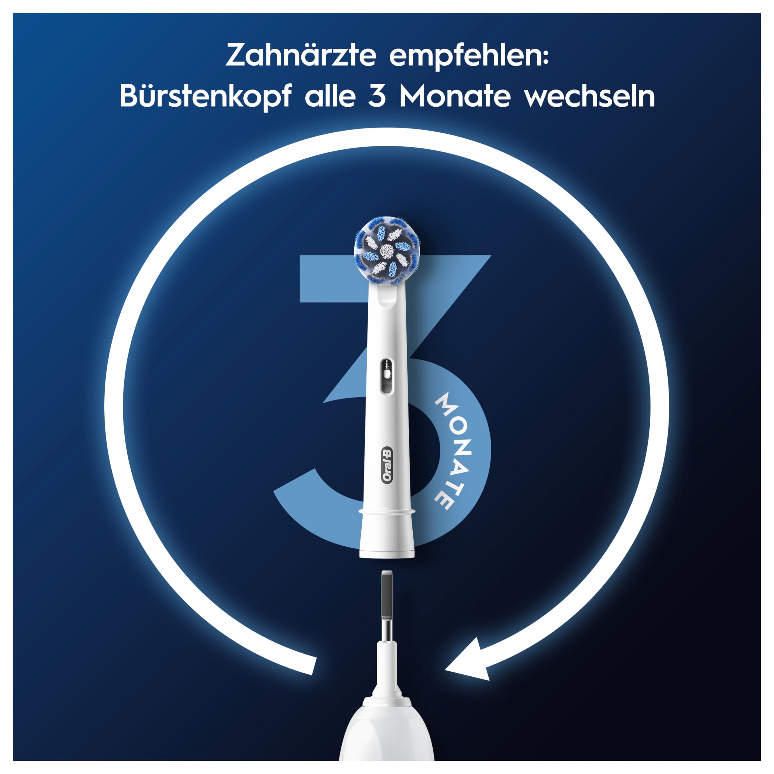 Oral-B Aufsteckbürsten PRO Sensitive Clean, Weiß, 12 Stück | Original Zahnbürstenaufsatz für Elektrische Zahnbürste, Sanfte Und Effektive Zahnreinigung
