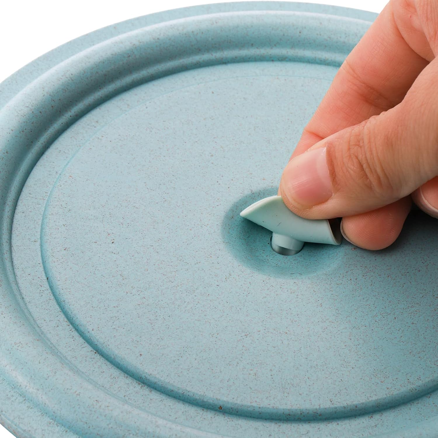 SOUJOY 蓋付きヌードルボウル 2個パック 40オンス 大型 電子レンジ用 麦わらスープボウル 携帯電話ホルダー付き インスタン