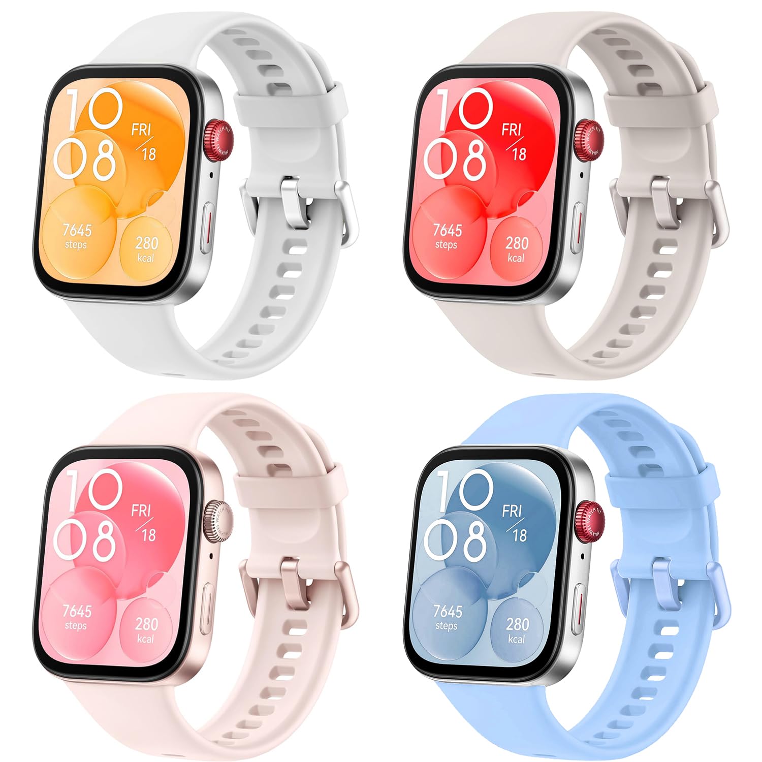 CINTURINO PER HUAWEI WATCH FIT 3 IN SILICONE MORBIDO PER HUAWEI WATCH FIT 3 UOMO