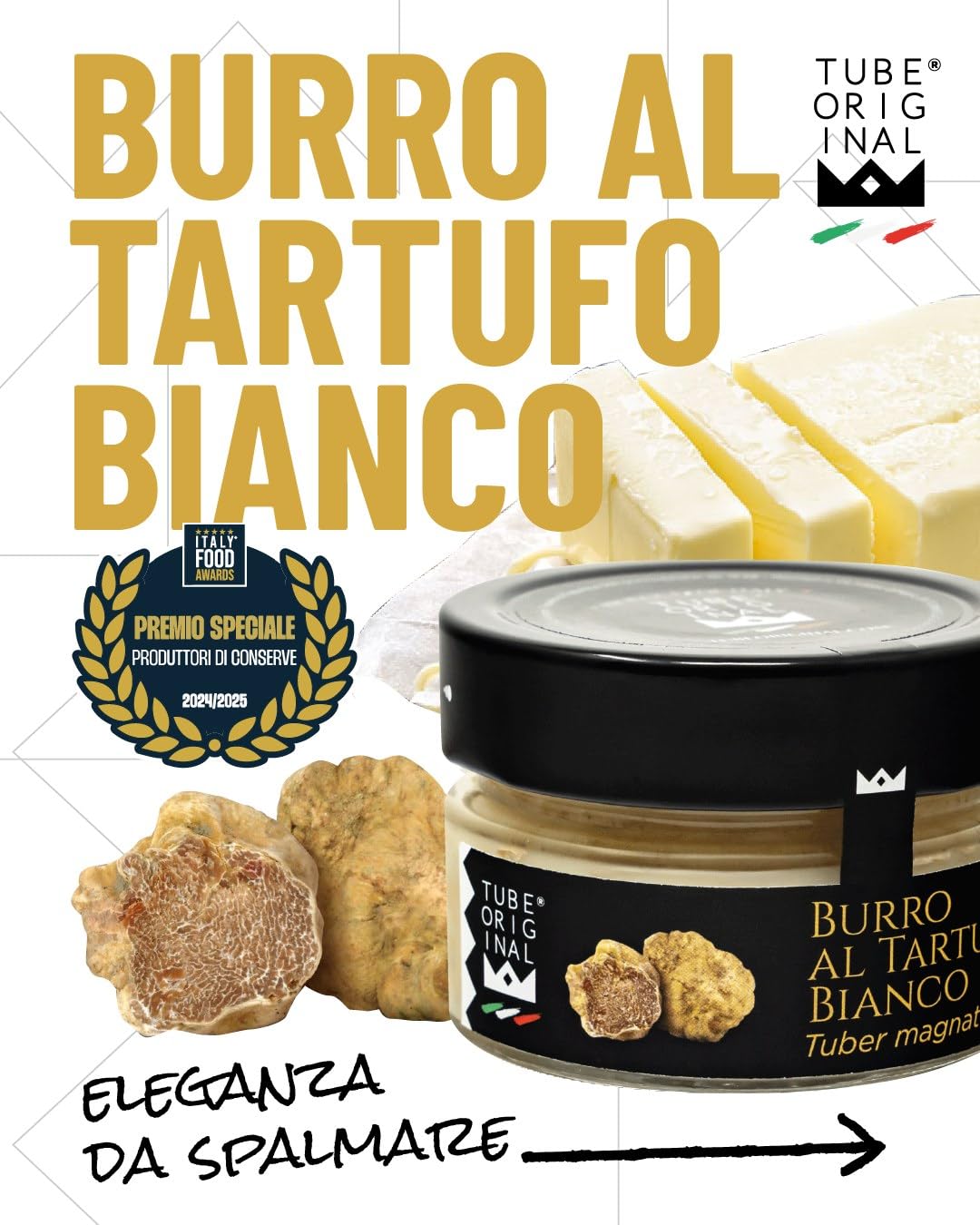 Mantequilla de trufa blanca