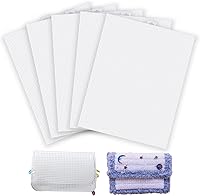 Vista 7 de Hojas de lona de malla de plástico, juego de 5 piezas para bordado, punto de cruz, malla Aida, manualidades, hilo acrílico, tejido, ganchillo