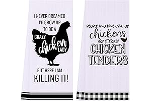 Humorous Chicken Mom Kitchen Towels: Perfect Gifts for Chicken Owners