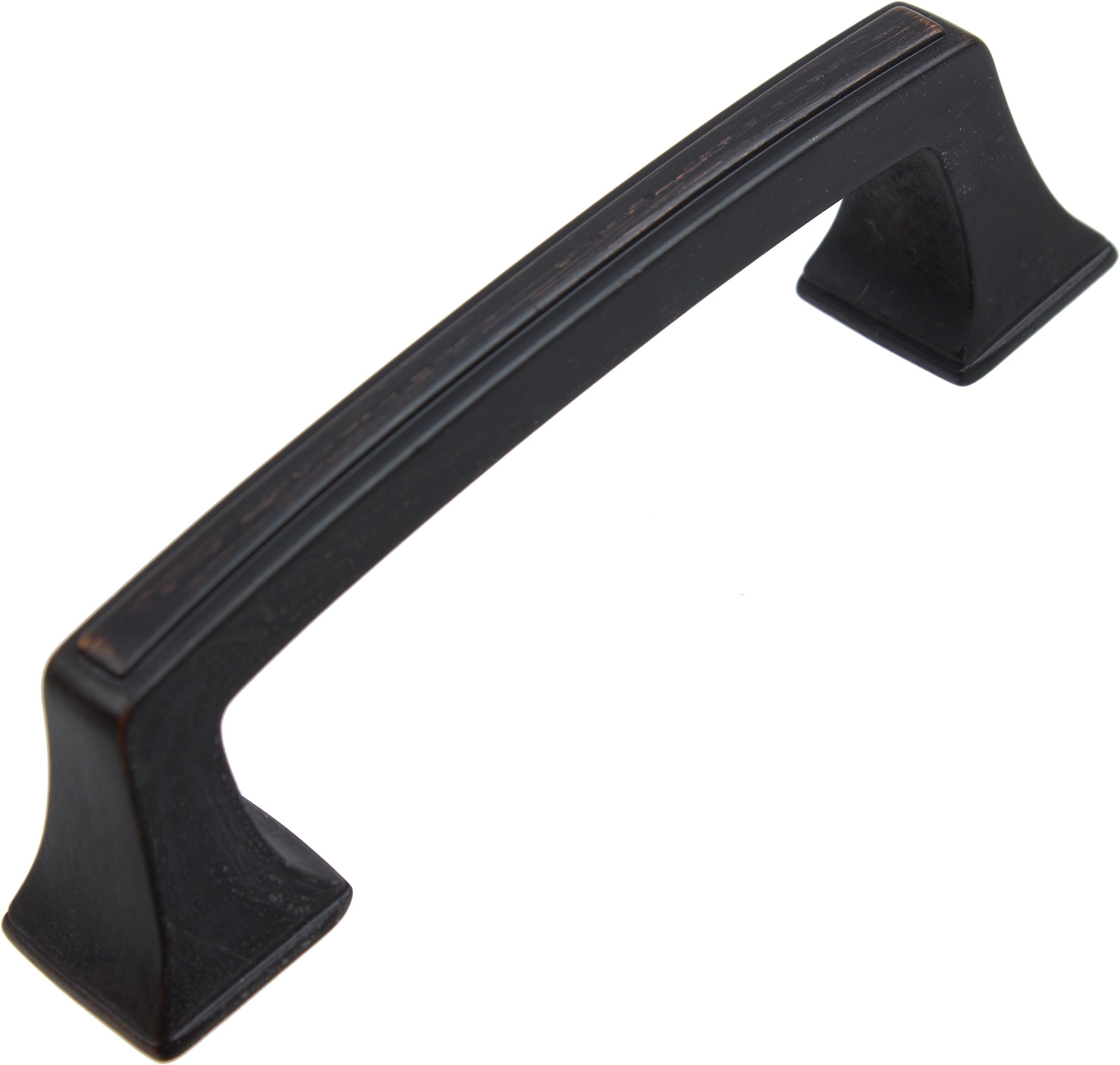 GlideRite Hardware 87380-ORB-10 3 inch Cc Deco Base Oil Rubbed Bronze Cabinet Pulls 10 Pack