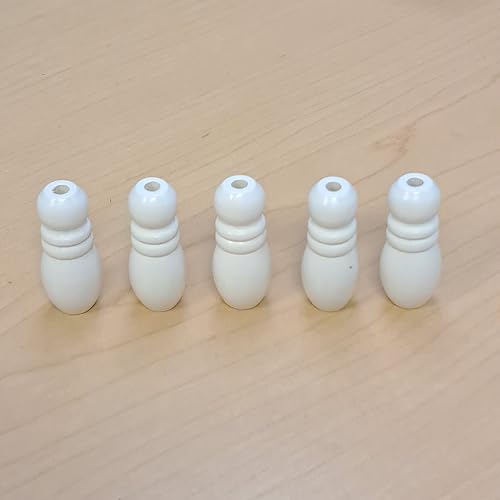 Vista 12 de Borla de madera (pecana, forma de campana) Pecan,Blanco,Nogal,https:/ www.Yaxa/dp/undefined