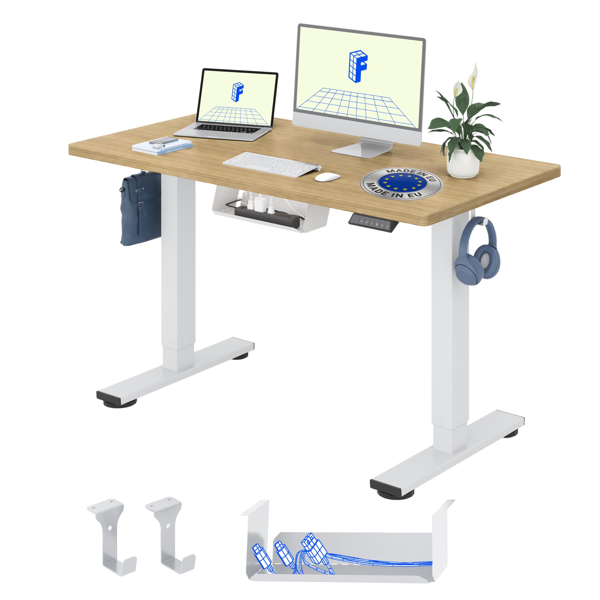 FLEXISPOT Höhenverstellbarer Schreibtisch Basic