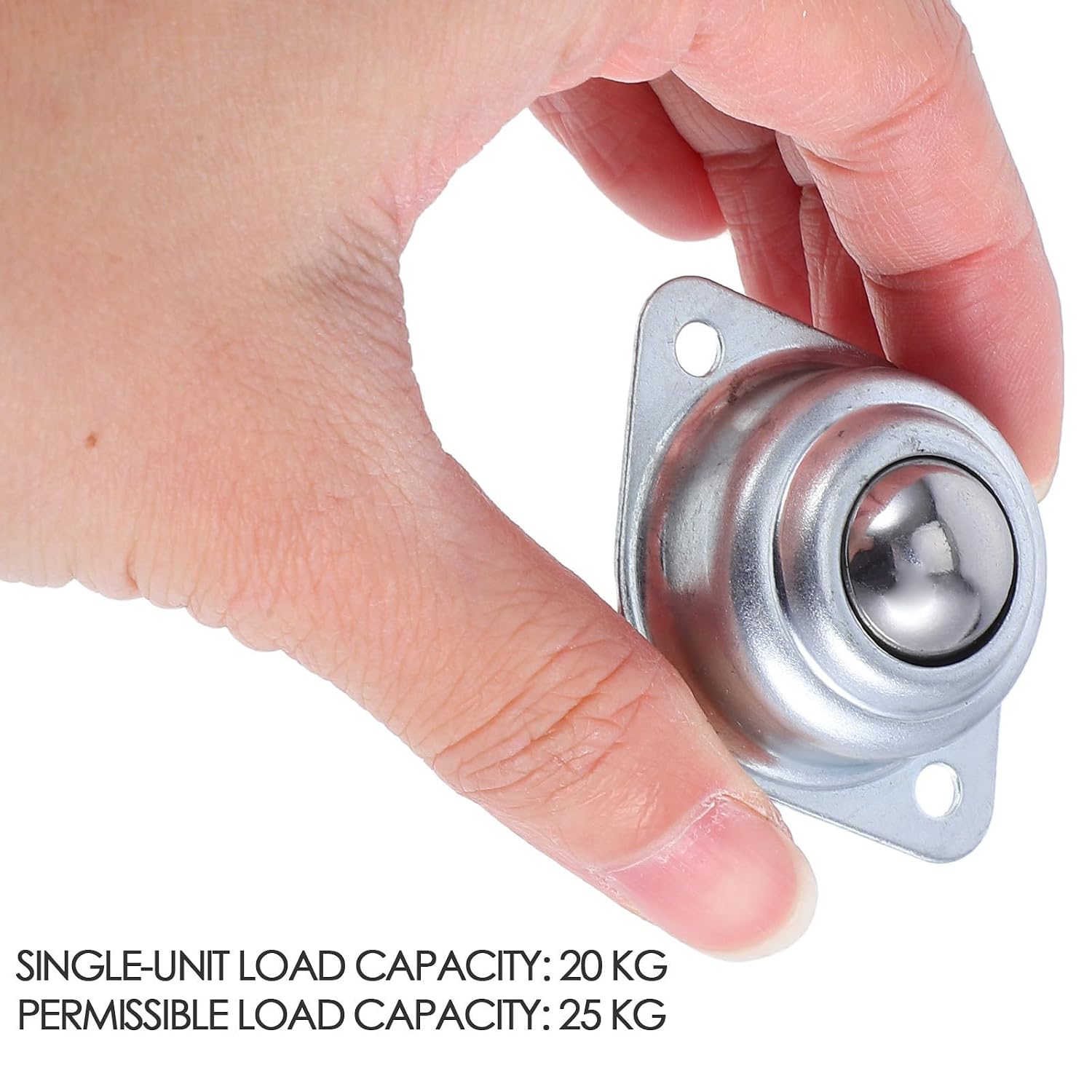 14pcs Carbon Steel Roller Ball Transfer Bearings with Low Friction Design and Precise Directional Changes, 360° Rotation Ball Casters for Industrial Production Lines