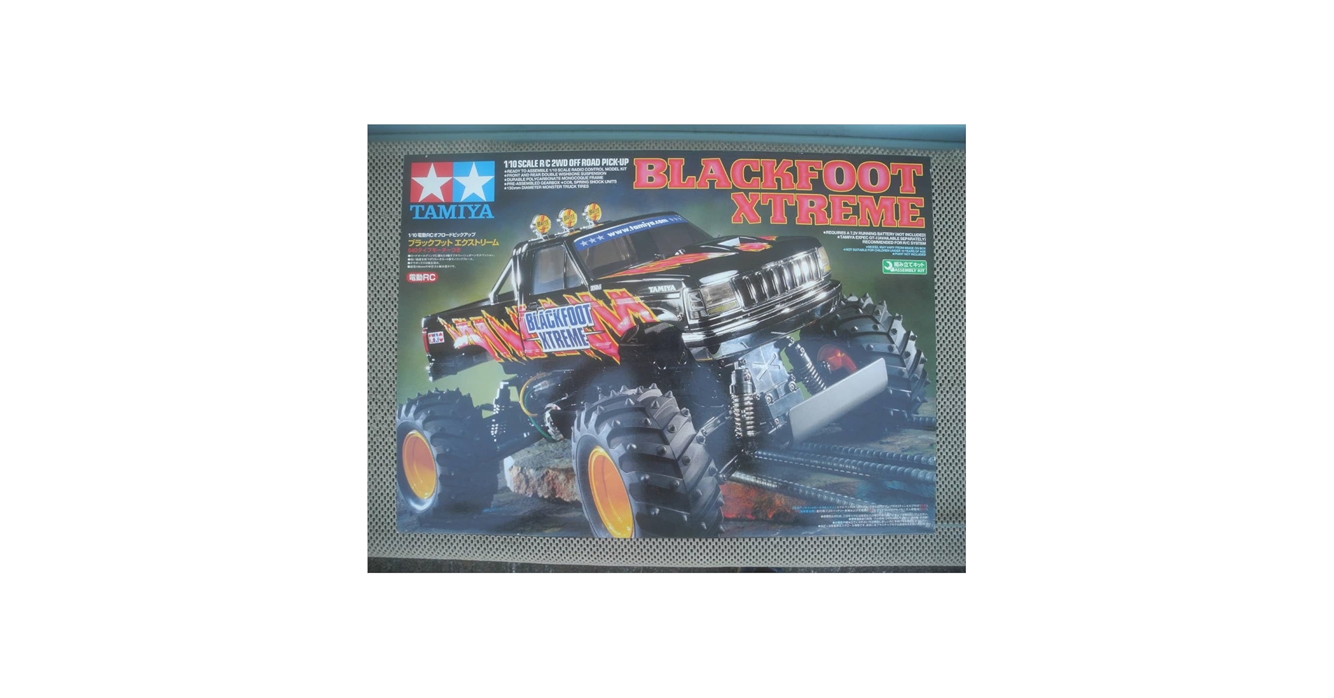 タミヤ1/10ラジコンキット　ブラックフットエクストリーム Amazon.co.jp: ブラックフットエクストリーム タミヤ 1/10 540