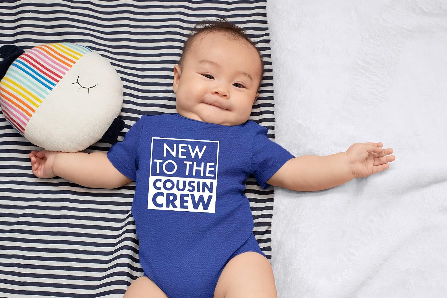 new to the Cousin Crew Newborn Outfit Shirts for Kids Best Cool Baby Announcement image 4