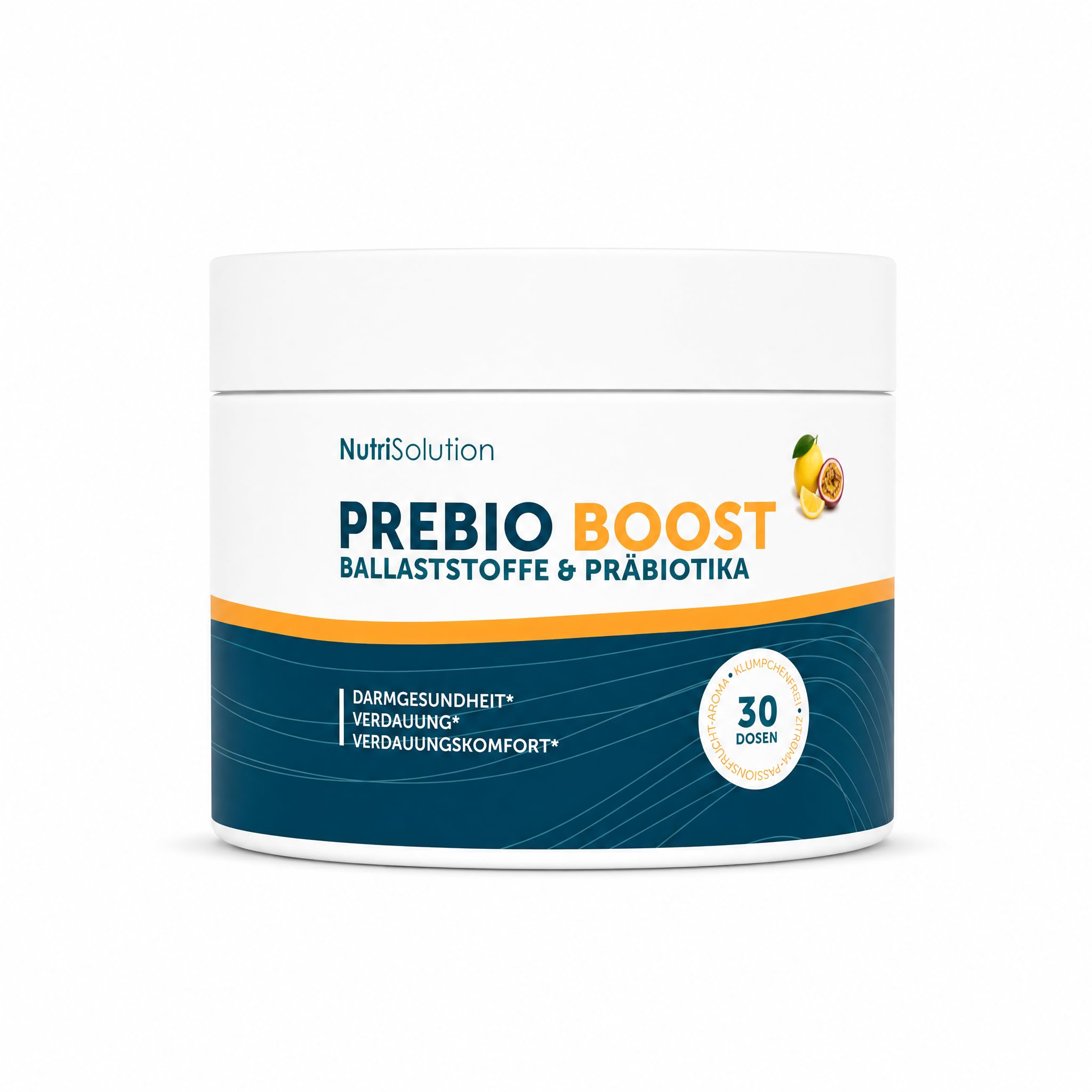 PrébioBoost: Natürliches Präbiotikum für Senioren – unterstützt die Verdauung, regelmäßiger Stuhlgang & Wohlbefinden des Darms – mit Baobab, Akazie und Leinsamen – 30-Tage-Kur (1)