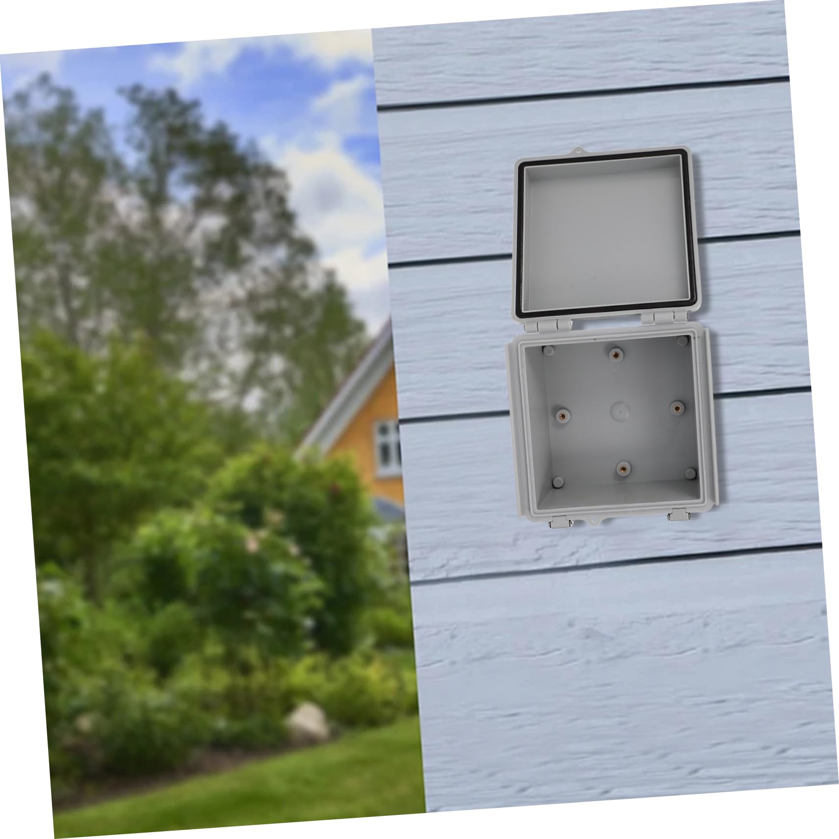 2pièces Boîte De Jonction Extérieure Étanche Avec Design Transparent Installation Facile Et Adaptée Aux Câbles Électriques