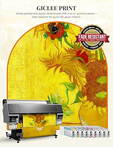 Vista 545 de DECORARTS - Almond Blossom Tree - Vincent Van Gogh Art Reproduction. Giclee Canvas Prints Wall Art for Home Decor 30x24