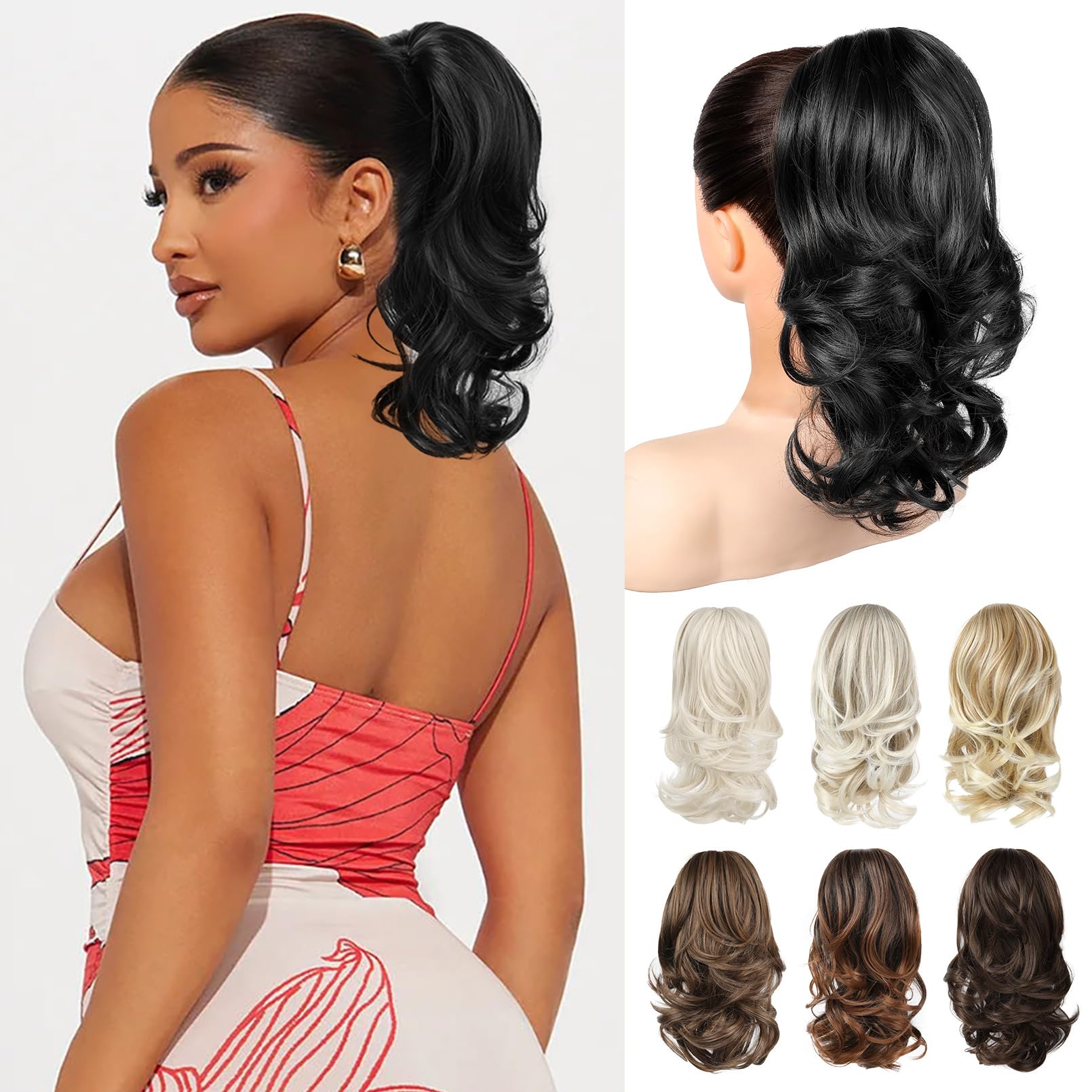 Amazon.com : NTYNTY Ponytail Extension - 14 display picture 3