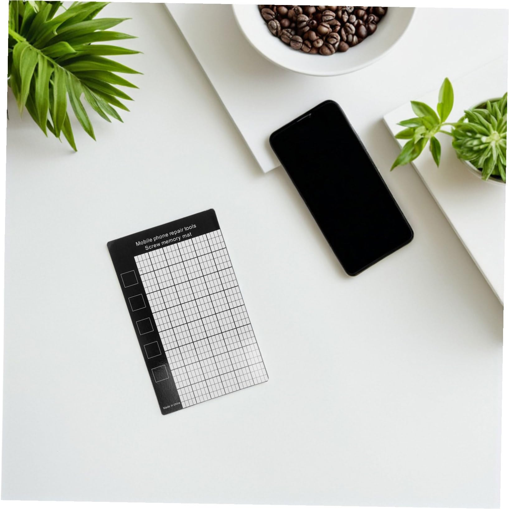 20 Pezzi Tappetino Magnetico per Viti e Parti Organizer Meccanico Antiscivolo per Riparazioni Elettroniche Pad Magnetico per Scrivania per Officina e Smontaggio Smartphone