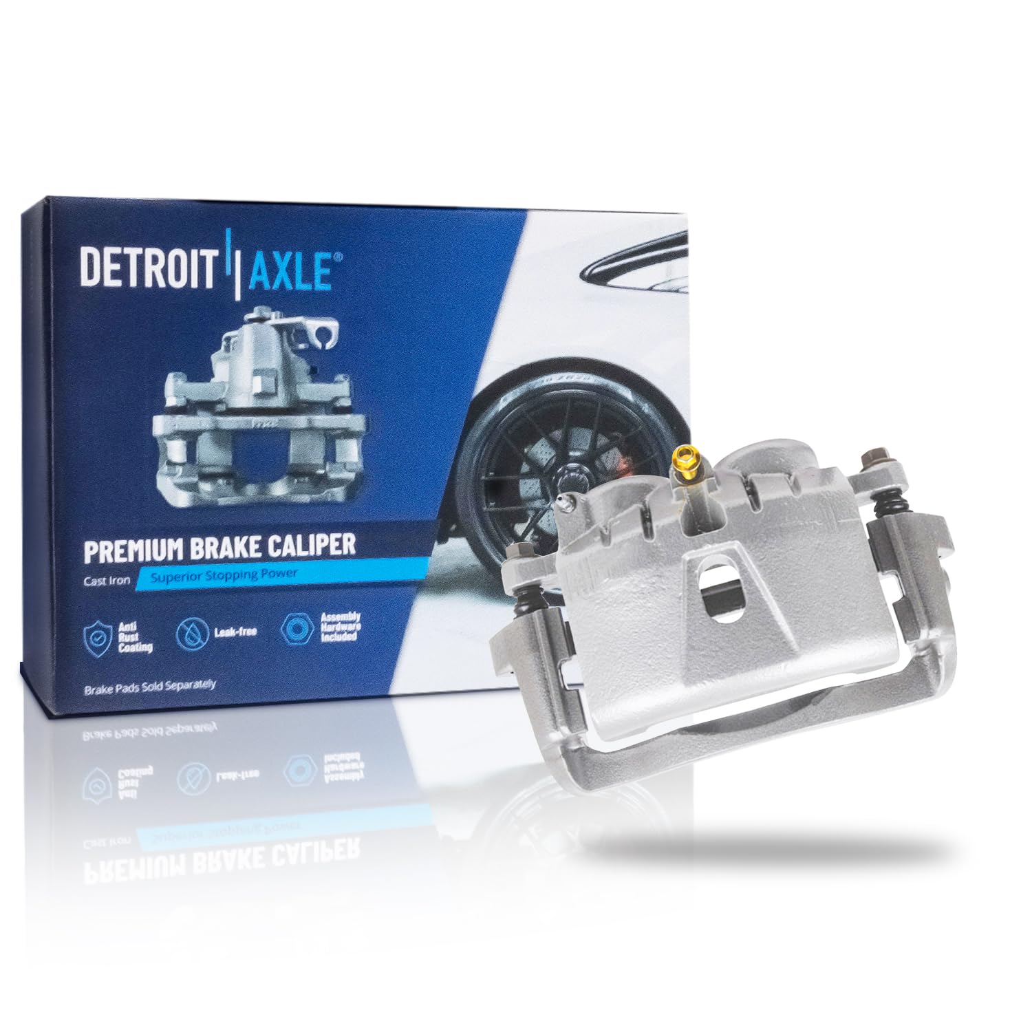 Detroit Axle - Rear Right Brake Caliper for 2001-2006 Chevrolet Silverado