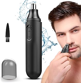 Powtooth Nose Hair Trimmer for Men, Electric Nose Trimmer, Nose and Ear Trimmer for Men - Painless Nose Hair Clipper, Battery-Operated Nasal Hair Trimmer Nose Trimmer, 1.0 count
