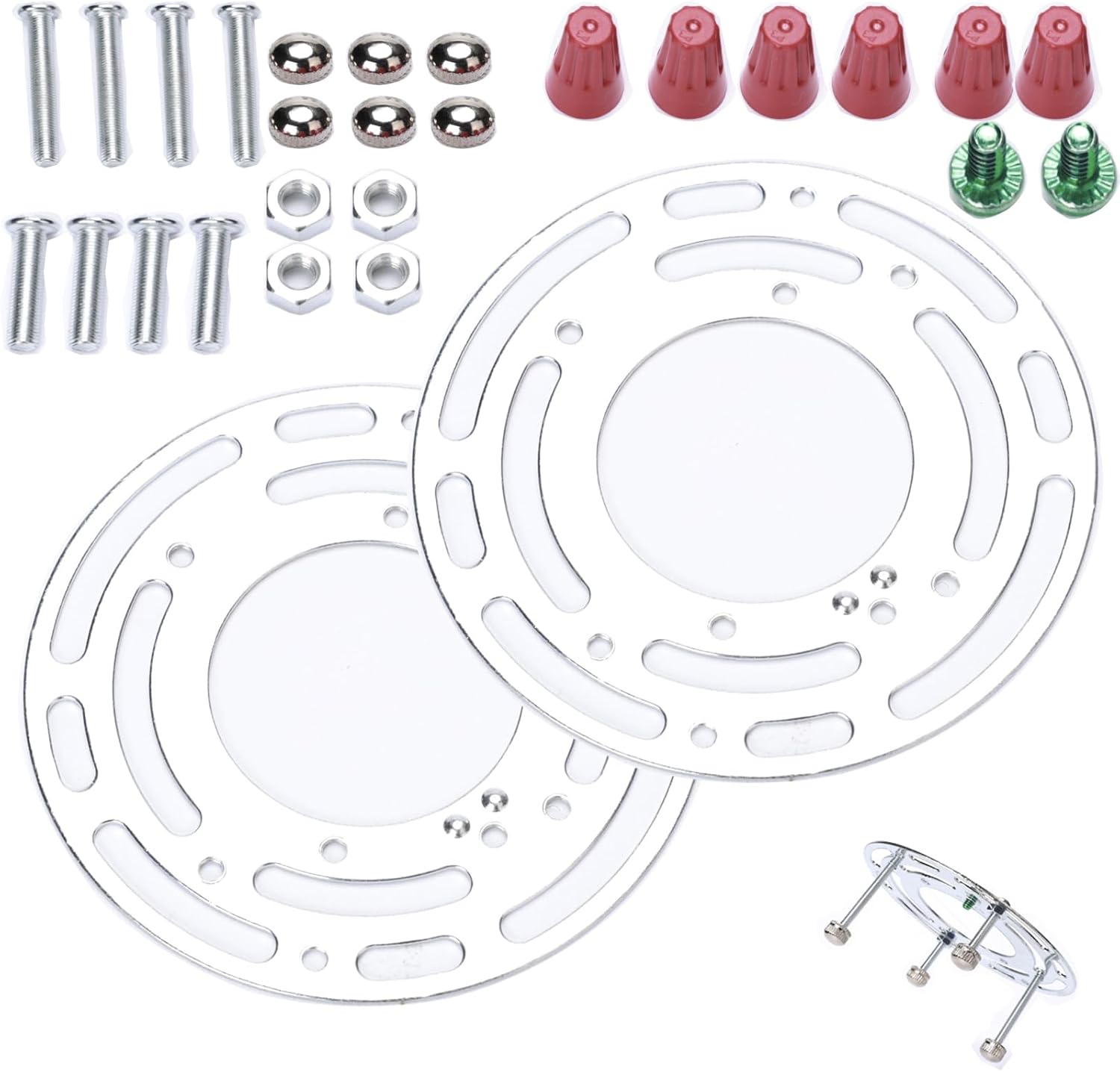 Light Fixture Mounting Bracket,Ceiling Light Mounting Plate, 4 Inch Steel Round Light Crossbar for Wall, Ceiling Light, Chandelier